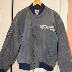 Vintage Cowboys Gray and Blue Men's Jacket